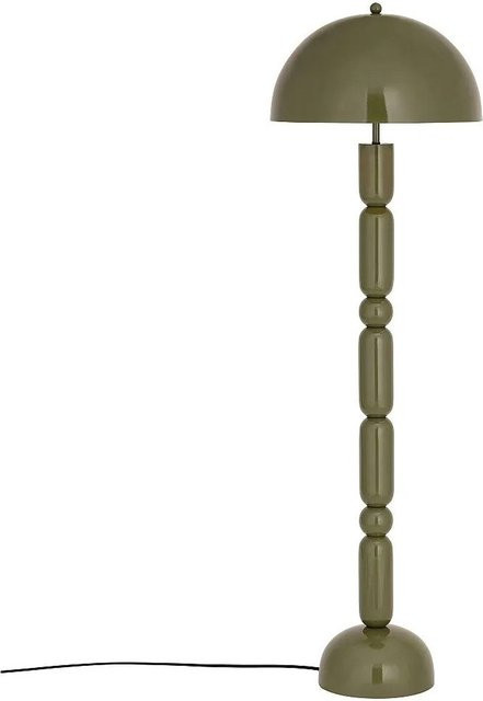 Vente-unique Stehlampe Eldon in Khaki aus Metall mit Pilzform und E27 Fassung - Bild 1