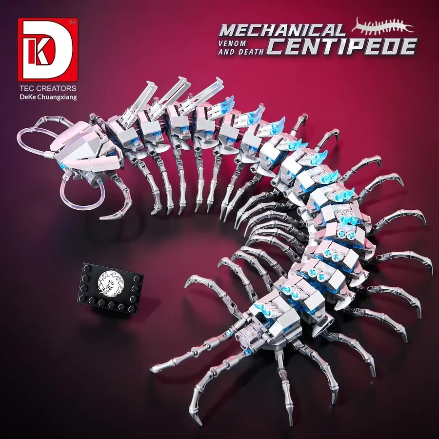 Potdemiel Mechanischer Tausendfüßler DK7041, Roboter-Mecha-Modell, Baustein-Set, 698 Teile, ab 8 Jahren - Bild 2