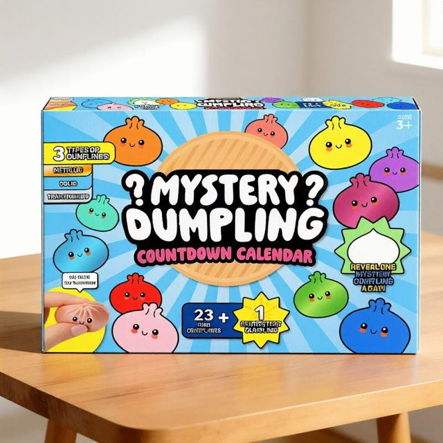 PRELEXT Teigtaschen Squishy Spielzeug Adventskalender, Sensorisches Set - Bild 1