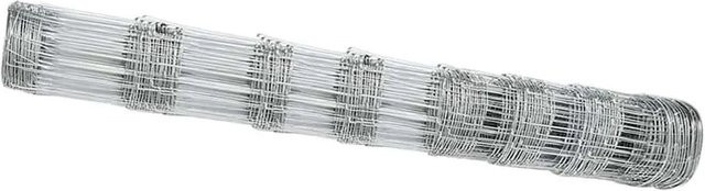 vidaXL Feldzaun aus verzinktem Stahl in Silber, B: 100 cm, H: 1 m - Bild 1