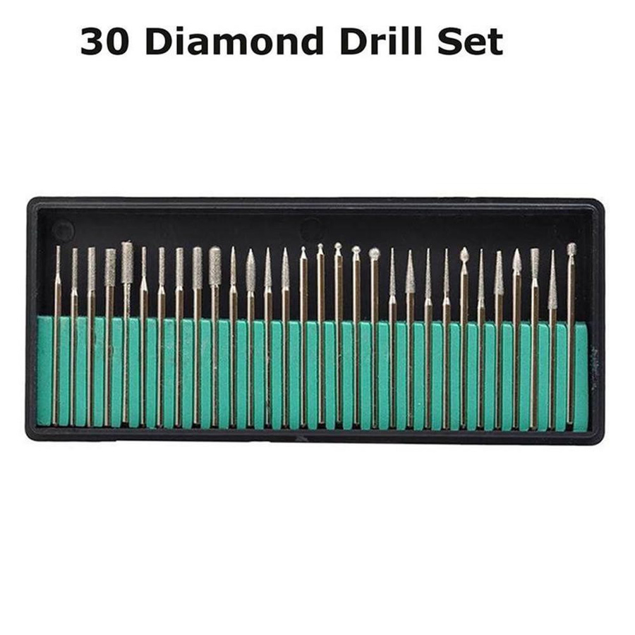 Dremel Diamantfräser-Bit-Set, 30-teilig, Körnung 400, 1/8-Zoll-Schaft - Bild 4