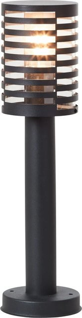 Brilliant Venlo Außensockelleuchte Schwarz matt aus Edelstahl und Kunststoff mit E27 Fassung, Höhe: 50 cm - Bild 1