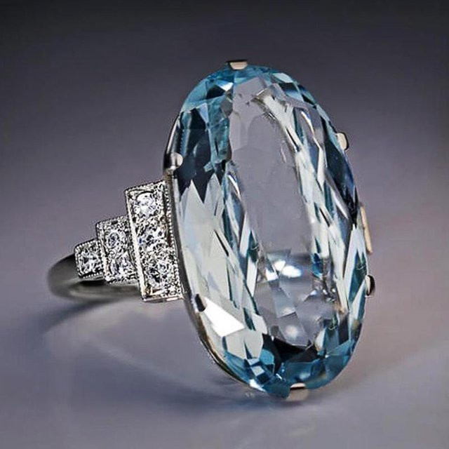 YIRAN Jewelry Solitärring, Zirkonia, Silber, Damen - Bild 1