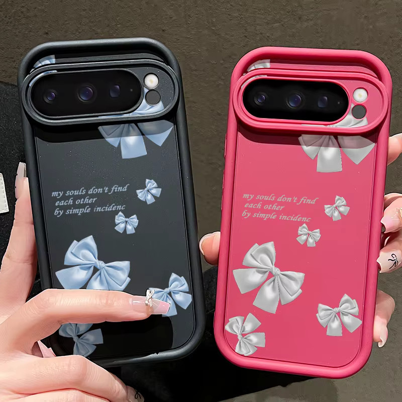 Stoßfeste Handyhülle mit Schleifenmuster für Google Pixel 9 Pro XL 8 Pro 7 Pro 8a 7a in Schwarz und Multicolour - Bild 1