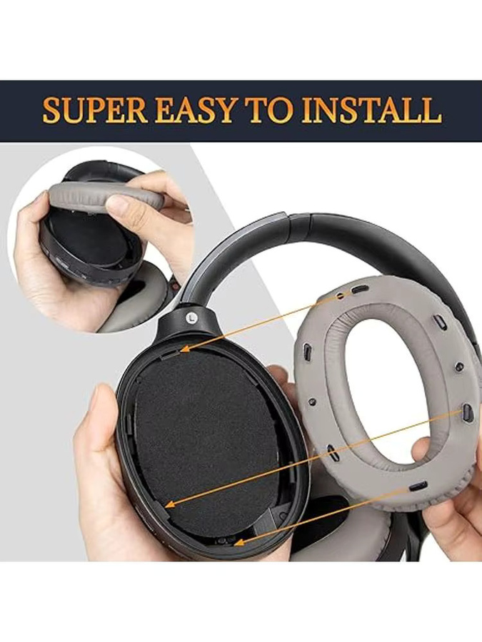 Sony Ersatz-Kit für Kopfhörer mit Ohrpolstern und Kopfband in Schwarz für WH-1000XM2 und MDR-1000X - Bild 6