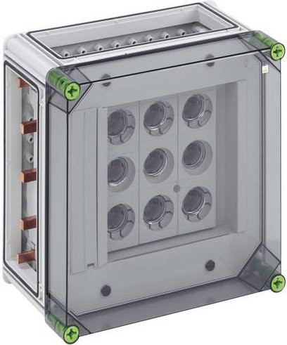 Spelsberg GSD 233-400 Verteilerschrank mit 3 Reihen und transparentem Gehäuse - Bild 1
