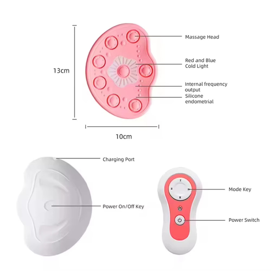 Shelina Technology Brustmassagegerät, Unisex, rot, pink - Bild 2