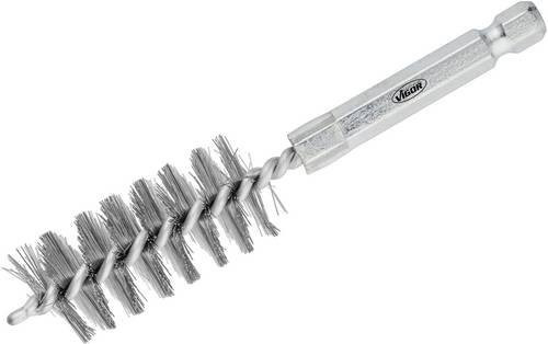 Vigour Stahlbürste aus Edelstahl in Silber, 10er Packung - Bild 1
