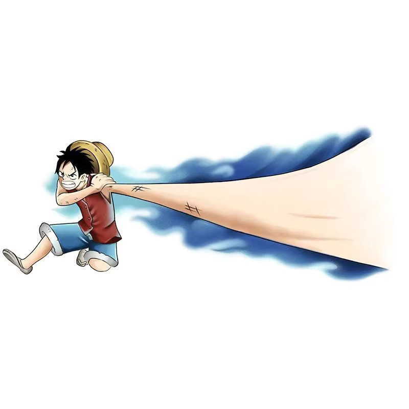 Bandai One Piece Luffy Tattoo-Aufkleber, wasserdicht, temporär - Bild 4