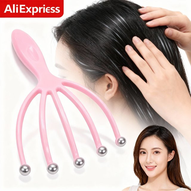 Manuelles Kopfmassagegerät mit 5 Krallen, Unisex - Bild 1