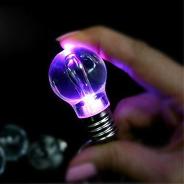 Schlüsselanhänger LED-Taschenlampe, blau, Unisex - Bild 1
