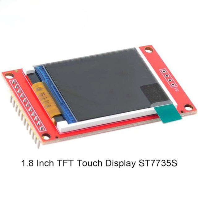 wishiot TFT-LCD-Display-Modul ST7735S mit SPI-Schnittstelle und Kartensteckplatz für Arduino und ESP32, 1,8 Zoll, 128 x 160 Pixel - Bild 1