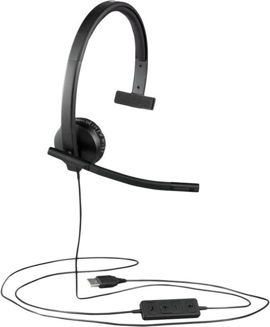Logitech H570e On-Ear Headset kabelgebunden USB-C Schwarz - Bild 2