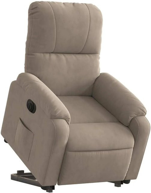 vidaXL Relaxsessel mit elektrischer Aufstehhilfe in Beige aus Mikrofasergewebe - Bild 1