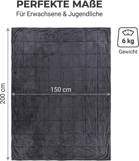 Wagner Gewichtsdecke Therapiedecke Entspannungsdecke B/B: 135 x 200 cm - Bild 1