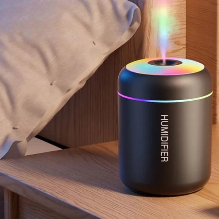 Mini Luftbefeuchter USB Elektrischer Aroma Diffusor mit 180 ml Füllmenge für Haus, Auto und Schlafzimmer