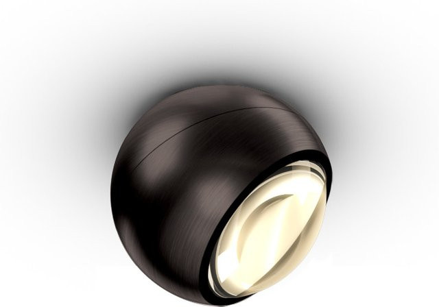 Occhio io giro VOLT LED-Deckenstrahler Phantom in Schwarz mit dimmbarer warmweißer LED (3000K) - Bild 1