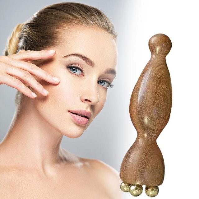 Radiant Beauty Gua Sha Werkzeug, Messing Palisander, Unisex - Bild 1