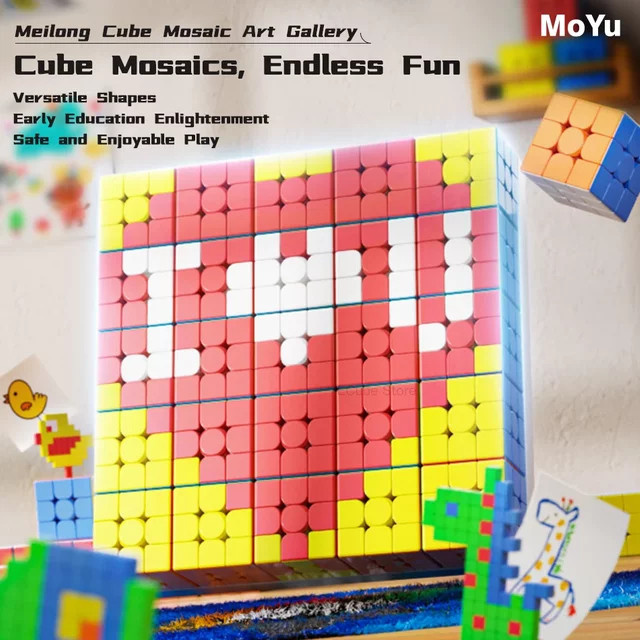 MoYu Mosaikwürfel 10x10, Puzzlewürfel - Bild 1