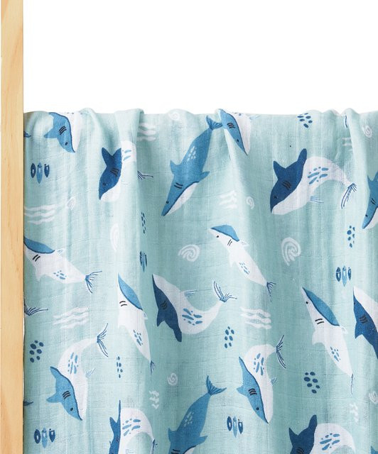Kangobaby Baby Mulltuch aus 100% Bio-Baumwolle, 2-lagiges Soft-Fabric Muslin-Pucktuch für dein Baby - Bild 1