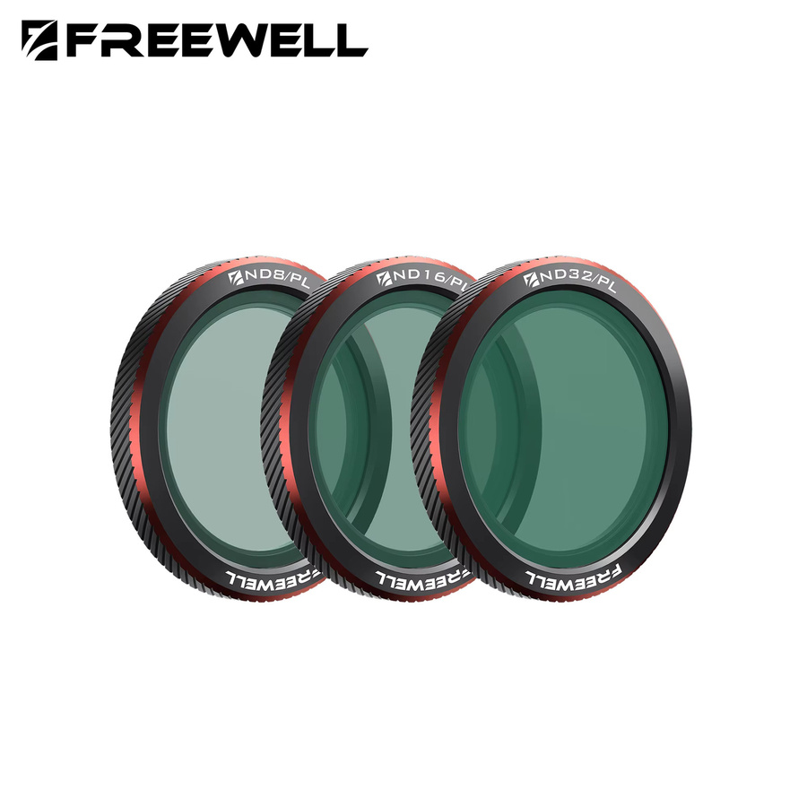 Freewell 3er-Pack Magnetfilter Set für DJI Neo 2 Kamera: ND, UV, CPL, ND/PL und Glow Mist 1/4 in Schwarz - Bild 5
