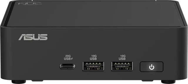 Asus NUC 15 Pro Cyber Canyon RNUC15CRKC5 Slim Barebone Kit in Schwarz mit Intel Core 5 210H, SSD, Wi-Fi, Bluetooth, Ethernet, Thunderbolt und HDMI - Bild 1