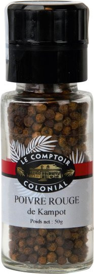 Le Comptoir Colonial Roter Kampot-Pfeffer mild 50 g - Bild 1