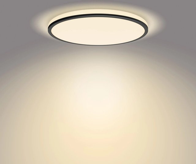 Philips LED-Deckenleuchte Ozziet SceneSwitch in Schwarz mit 1800 Lumen - Bild 1