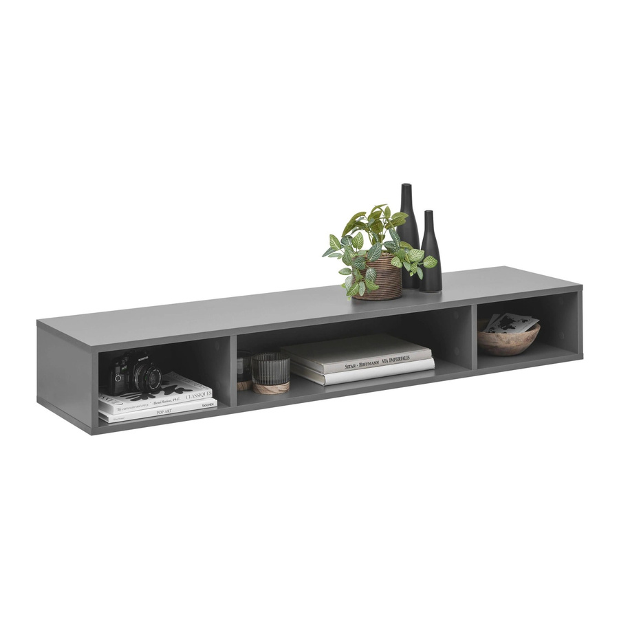 Mömax Regal Lugo Anthrazit B/T/H: 34,4 x 19,2 x 135,0 cm - Bild 2