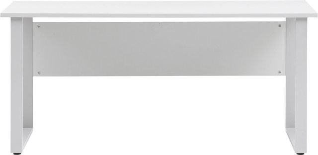 Schildmeyer Schreibtisch Serie 1500 Lichtgrau B/T/H: 160 x 73,2 x 75 cm - Bild 1