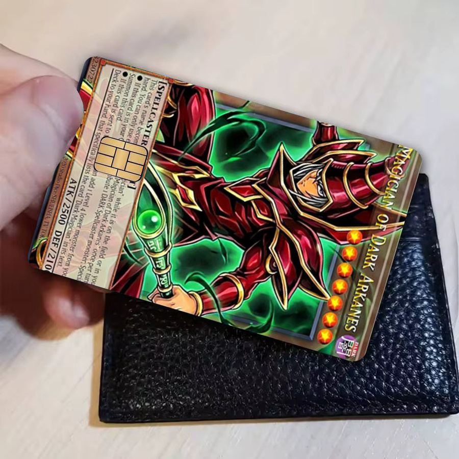YuGiOh PVC HD Matte Film Skin Aufkleber für Bankkarten und Kreditkarten, wasserfester Dekoraufkleber in Multicolour - Bild 4