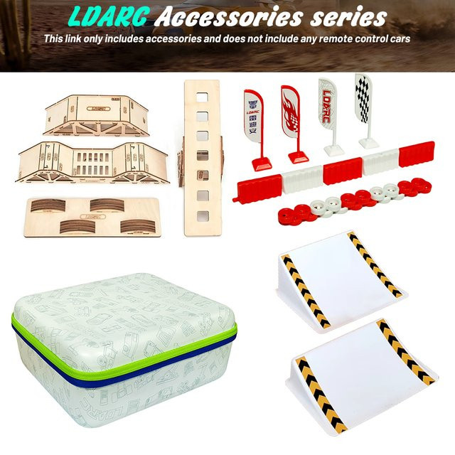 LDARC Fernbedienung Auto Zubehör, Klettern Set, RC Jump Plattform, X43 Auto Shell Kit, Handtasche, SK177 Szene Zubehör - Bild 1
