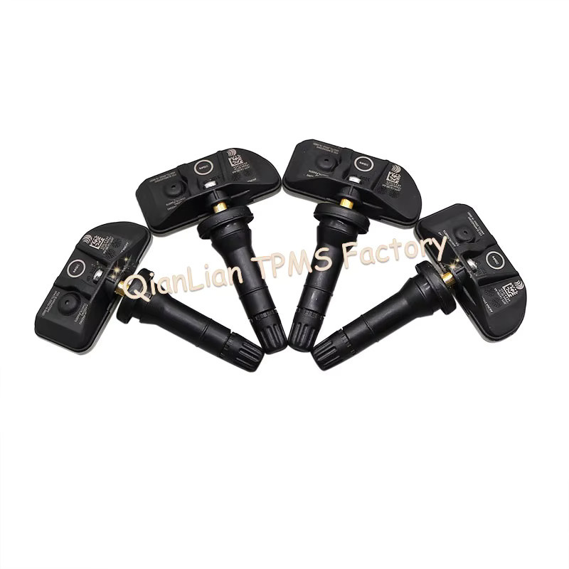 4er Set GANGLE TPMS Reifendruckkontrollsystem JX7T-1A180-AA für Ford F-150 SuperCrew Reg Ext, 315 MHz, Schwarz - Bild 3