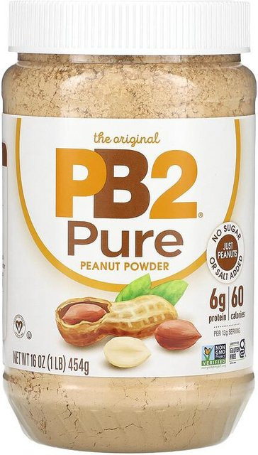 pb2 foods Erdnusspulver 454 g - Bild 1