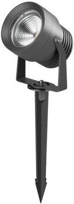Brumberg LED-Gartenleuchte mit Erdspieß in Schwarz Strukturgraphit aus Aluminium und Glas, IP65 - Bild 1