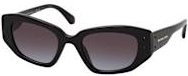 Michael Kors MK 2234B Sonnenbrille Cat Eye, Damen, Vollrand, Plastic, black grey - Bild 1