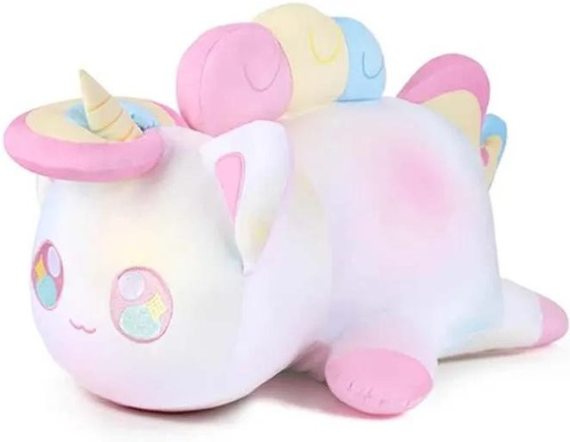 Aphmau Meemeows Einhorn Katze Plüschtier, Regenbogen Caticorn - Bild 1