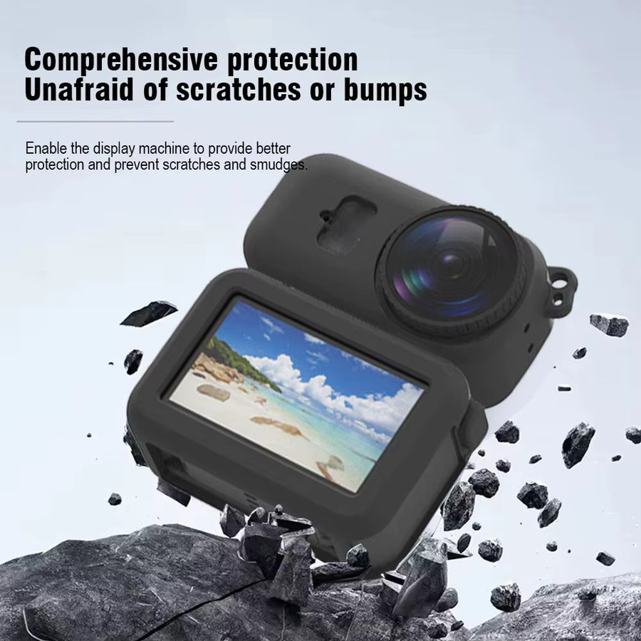 DJI OSMO NANO Silikon Schutzhülle Set in Schwarz für umfassenden Kratz- und Sturzschutz - Bild 3