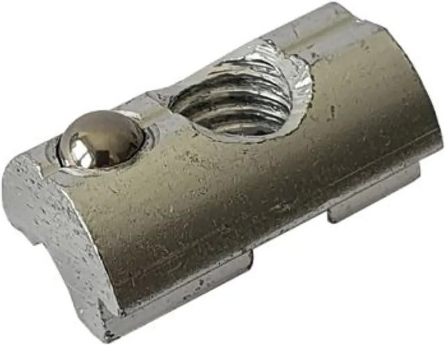 Absaar Solar Nutenstein Typ 1 T-Shape zur Befestigung von Modulklemmen, verzinkt, Silber - Bild 1