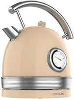 Cecotec Thermosense 420 Wasserkocher Vintage Light Beige mit Edelstahl und Kalkfilter - Bild 1