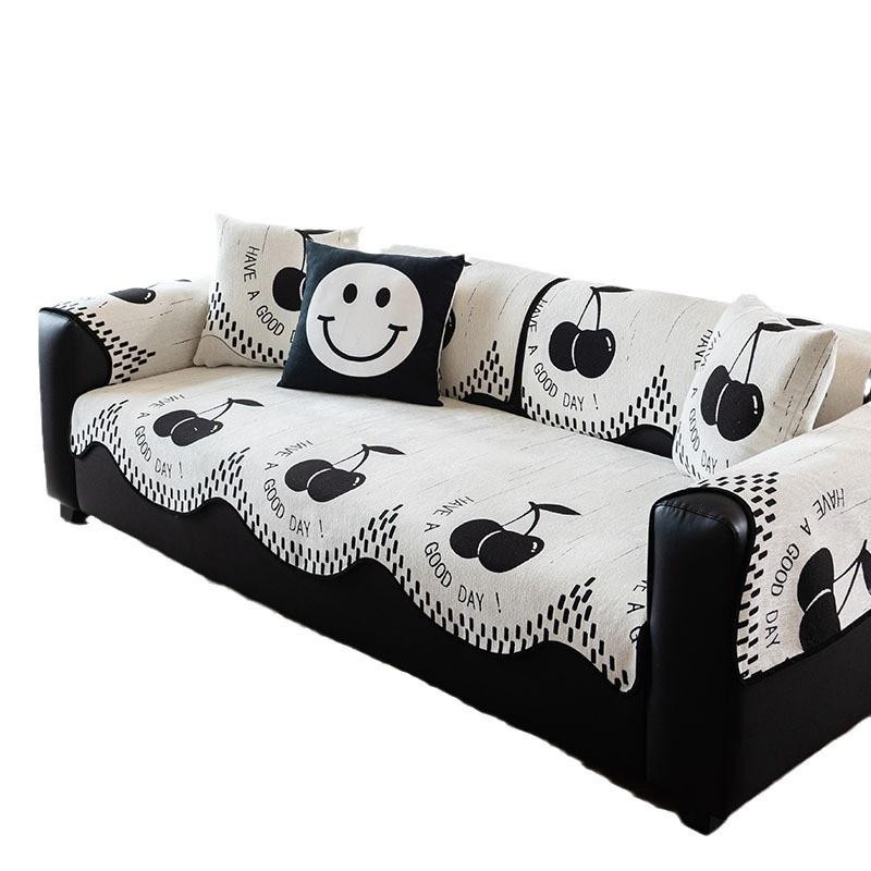 Universal Sofa-Sitzkissenbezug aus Leder für alle Jahreszeiten, B/B/H: 90 x 70 cm - Bild 2