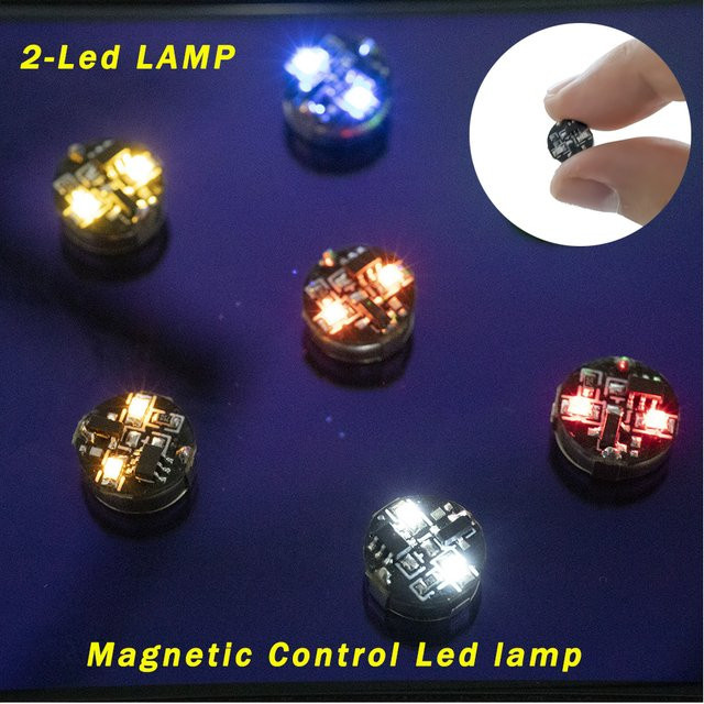 TERAYSUN Magnetische Steuerung Lampe, 10-teiliges Set, 2-Led Lampe - Bild 1