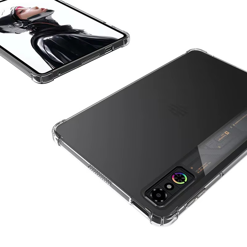 ZTE Nubia RedMagic Astra Gaming Tablet 3 Pro Schutzhülle mit Slim Airbags in Transparent, weiche TPU-Hülle für 9,06 Zoll Displays - Bild 4