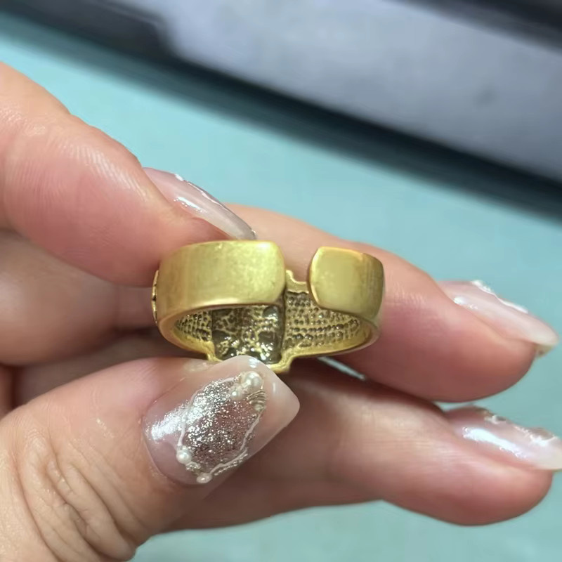 Icareu Ring, Goldfarben, Blumen, Damen - Bild 6