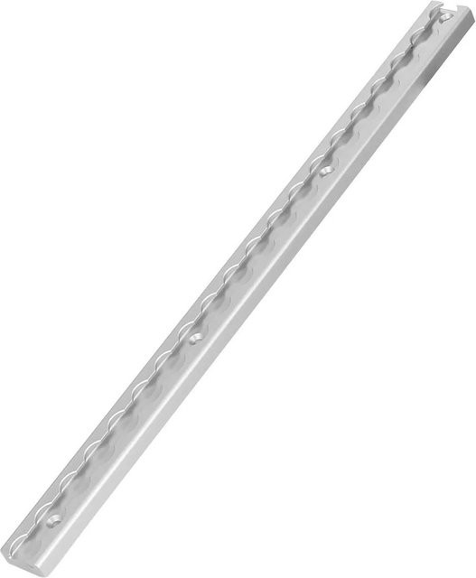 STAHLWERK Airlineschiene Zurrschiene aus Aluminium in Silber und Schwarz, Länge: 50 cm - Bild 1