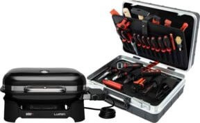 CIMCO Koffer Set Azubi L 172023 in Schwarz mit Einsätzen aus Kunststoff und Aluminium - Bild 1