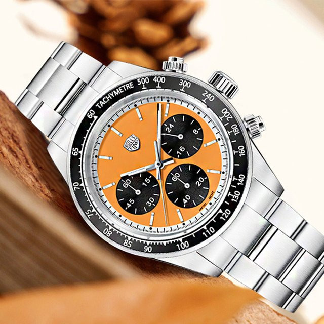 RollsTimi Chronograph, Quarz, Edelstahl, Saphirglas, Herren - Bild 1
