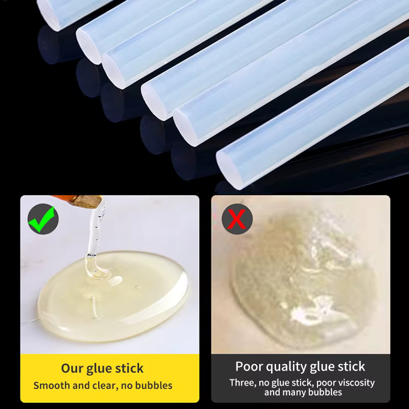 DTBD Hochviskose Hot Melt Klebesticks für Heißklebepistolen, transparent, 10 bis 50 Stück - Bild 5