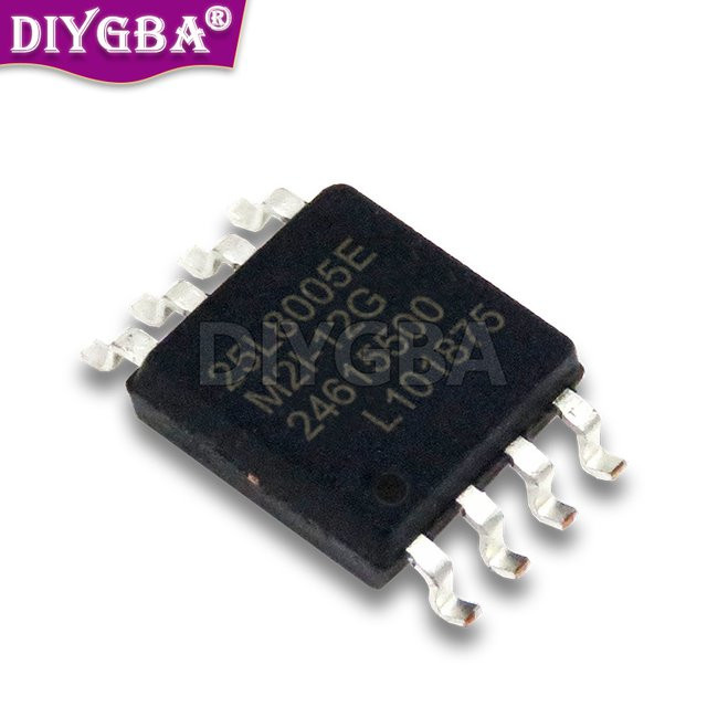 10 Stück Macronix MX25L Speicher Chipsatz SOP-8 in Schwarz - Bild 1