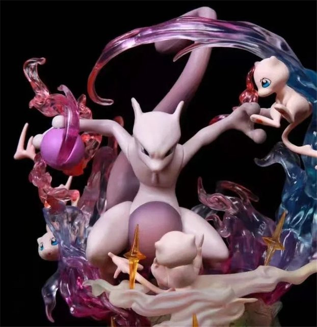 Bandai Pokémon Mewtwo Mewtu Evolution Version, Actionfigur, Kunststoff - Bild 1